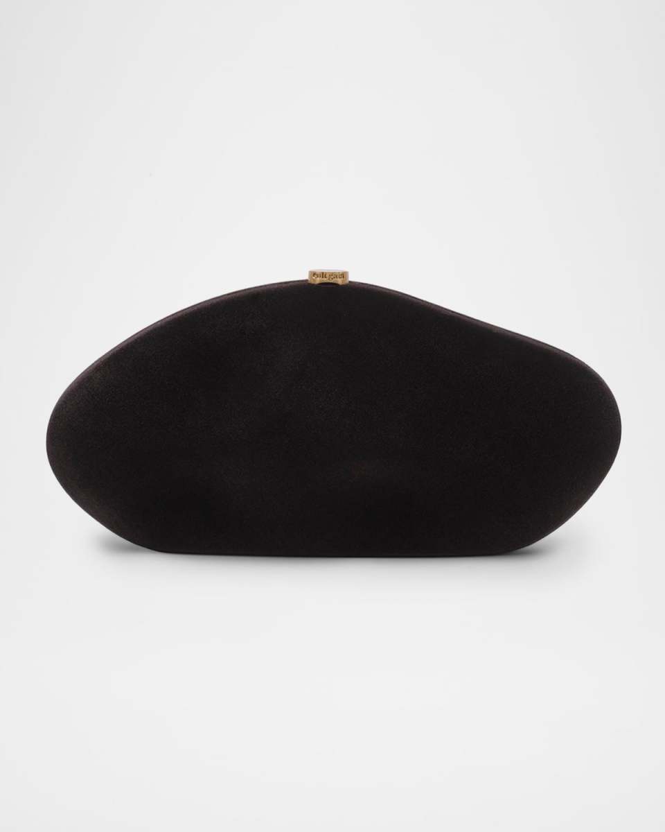 Caldera Velvety Sculptural Clutch Bag